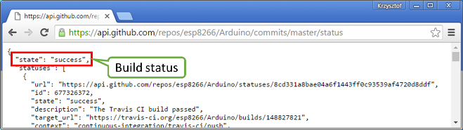 /arduino/esp8266/raw/commit/0a8f2a13a6625f5d4e9f83ac0f0107e2d62cdc6a/doc/esp8266wifi/pictures/esp8266-arduino-build-status-json.png